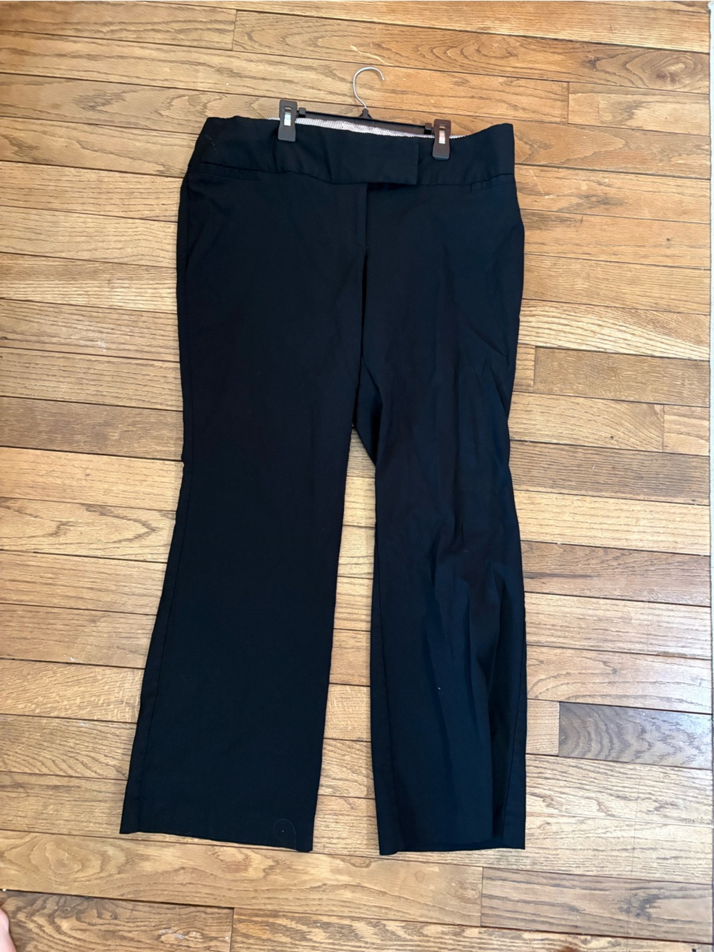 Torrid Womens 16R  Black Dress Pants Career Stretch Wide Leg Trouser Plus